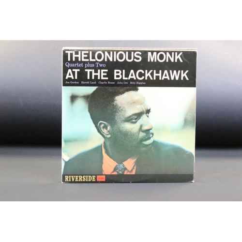 726 - Vinyl - 9 Thelonious Monk albums including releases on Blue Note, Riverside and CBS records. Conditi... 