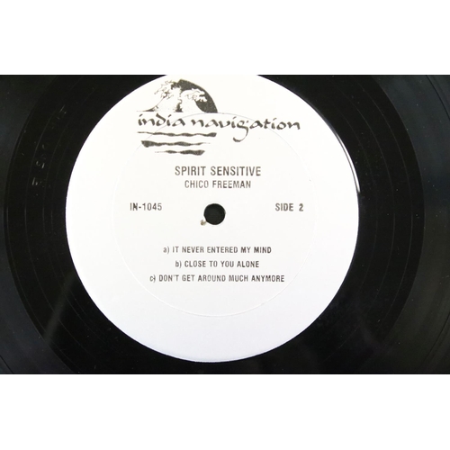 728 - Vinyl - Chico Freeman ‎– Spirit Sensitive, original USA pressing, silver labels, India Navigation Re... 