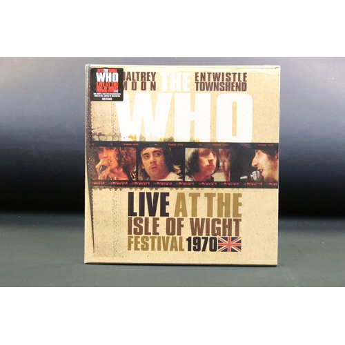 795 - Vinyl - 2 The Who box sets to include Live In Hyde Park (ERDVLP 088) and Live At The IOW Festival 19... 