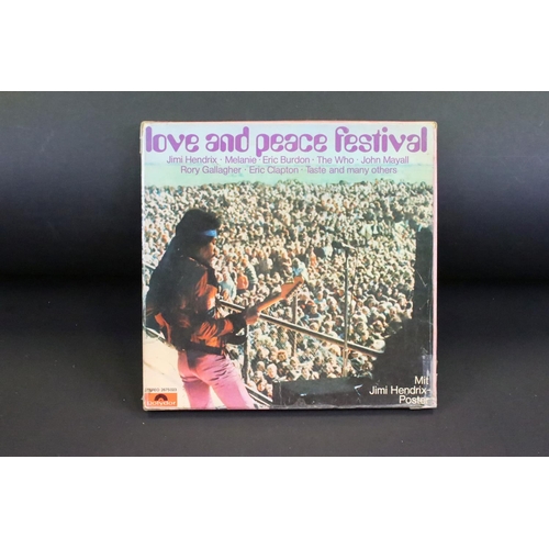 796 - Vinyl - Jimi Hendrix / The Who - 3 box sets to include Love And Peace Festival (German press), Star ... 