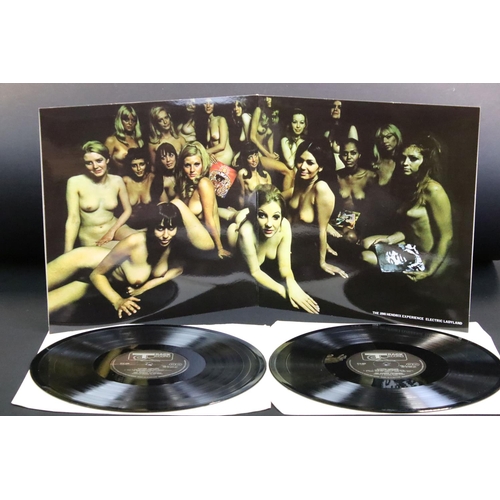 798 - Vinyl - Jimi Hendrix Electric Ladyland on Track 613008/9.  Side A/B C/D to label, white text to inne... 