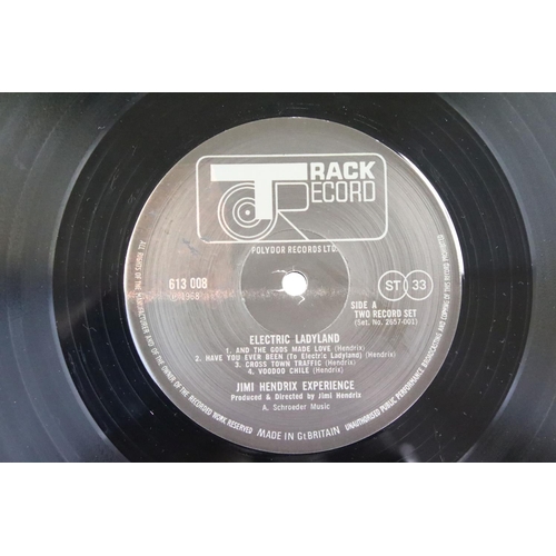 798 - Vinyl - Jimi Hendrix Electric Ladyland on Track 613008/9.  Side A/B C/D to label, white text to inne... 