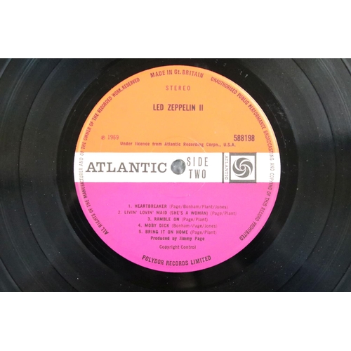 22 - Vinyl - Led Zeppelin II original plum Atlantic labels, A2/B2 matrices, Lemon Song credit, thankyou m... 