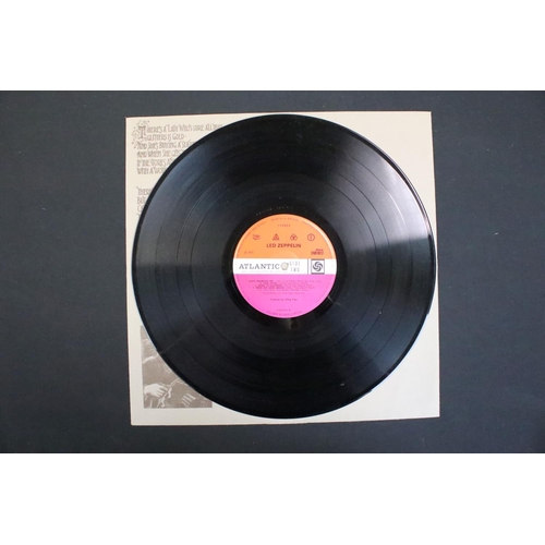 23 - Vinyl - Led Zeppelin IV Four Symbols, original plum Atlantic labels, A3/B3 matrices, Pecko etched on... 