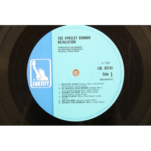 26 - Vinyl - 4 Original UK press albums by The Aynsley Dunbar Retaliation to include: Doctor Dunbar's Pre... 