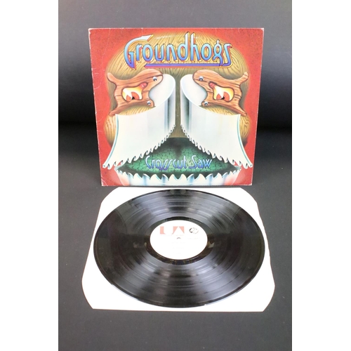 27 - Vinyl - 6 UK press Groundhogs albums to include: Scratching The Surface (Original UK 1st pressing Bl... 