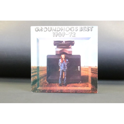 27 - Vinyl - 6 UK press Groundhogs albums to include: Scratching The Surface (Original UK 1st pressing Bl... 