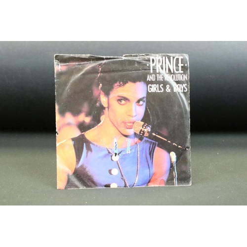 30 - Vinyl - Prince The Black album 1980's pressing with white label and orange sticker to sleeve.  Sleev... 