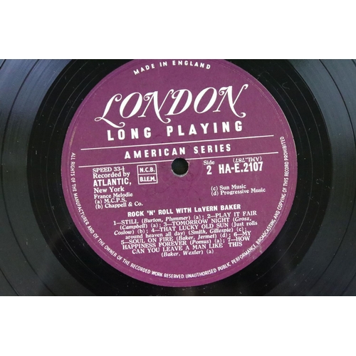 36 - Vinyl - La Vern Baker - Rock N Roll with La Vern Baker on London Records HA-E 2107.  Ex