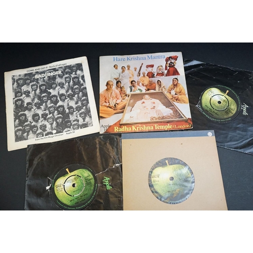 202 - Vinyl - around 25 Beatles and related 7” 45rpm singles on Apple Records including label variations p... 