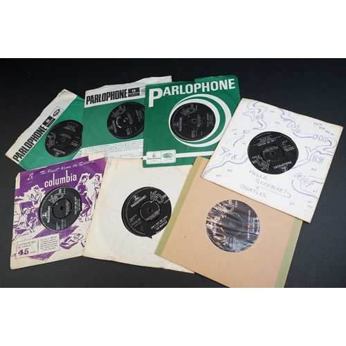 205 - Vinyl - 26 mainly The Beatles contract pressing 7” 45rpm singles, including Decca Contract, Oriole C... 