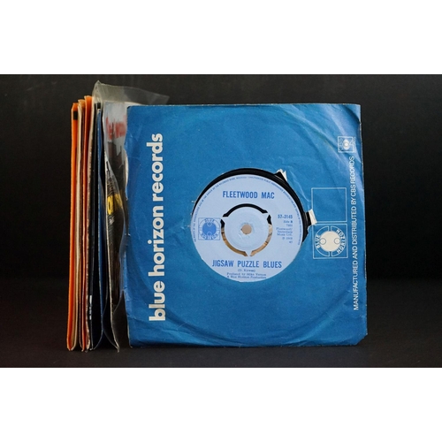 219 - Vinyl - 10 Fleetwood Mac 7” 45rpm singles including early release on Blue Horizon Records, limited e... 