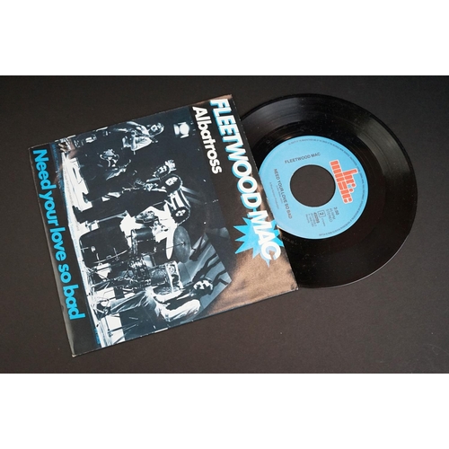 219 - Vinyl - 10 Fleetwood Mac 7” 45rpm singles including early release on Blue Horizon Records, limited e... 