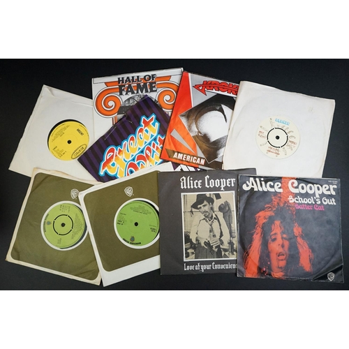 237 - Vinyl - Heavy Metal / Rock 44 7” 45rpm singles and 3 flexi discs to include: Motörhead, Black Sabbat... 