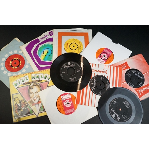 239 - Vinyl - over 50 Bill Haley And His Comets 7” 45rpm singles spanning his career including most early ... 