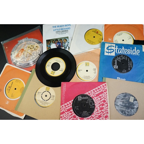 240 - Vinyl - over 50 The Beach Boys 7” 45rpm singles including demos promos, most of their early singles,... 