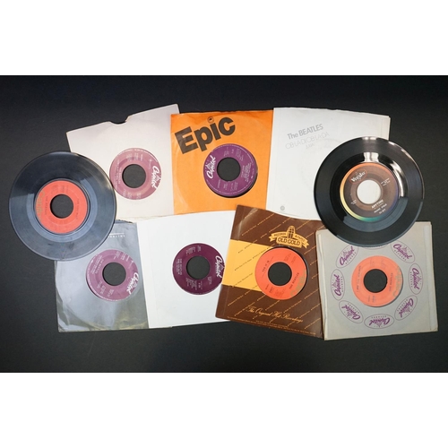 209 - Vinyl - 28 The Beatles Worldwide 7” 45rpm singles release including: India (6 singles including one ... 