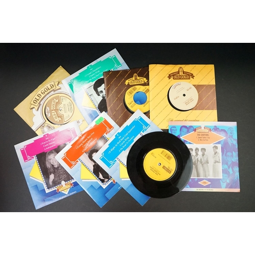 222 - Vinyl - approximately 120 Old Gold 7” 45rpm singles spanning genres and decades and including the wh... 