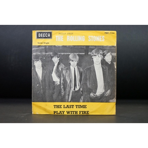 224 - Vinyl - The Rolling Stones - The Last Time / Play With Fire, original 1965 South Africa pressing 7” ... 