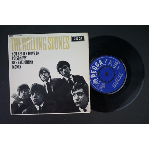 226 - Vinyl - 13 The Rolling Stones EPs and Export 7” 45rpm singles to include: The Rolling Stones EP (DFE... 