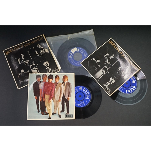 226 - Vinyl - 13 The Rolling Stones EPs and Export 7” 45rpm singles to include: The Rolling Stones EP (DFE... 