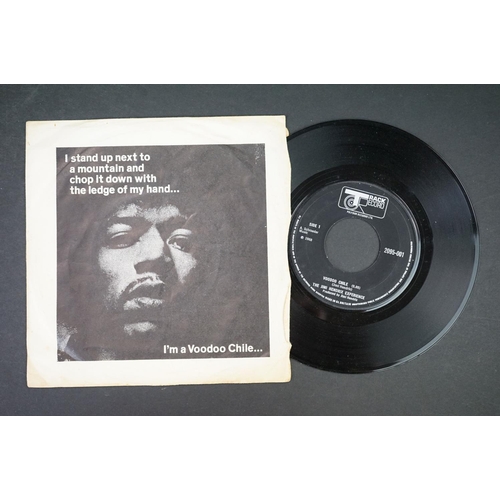 232 - Vinyl - 20 Jimi Hendrix 7” 45rpm singles and EPs spanning his career including: All Along The Watcht... 