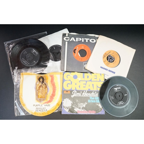 232 - Vinyl - 20 Jimi Hendrix 7” 45rpm singles and EPs spanning his career including: All Along The Watcht... 