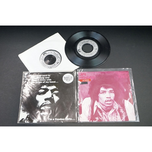 232 - Vinyl - 20 Jimi Hendrix 7” 45rpm singles and EPs spanning his career including: All Along The Watcht... 