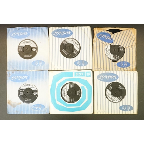 210 - Vinyl - over 70 Eddie Cochran 7” 45rpm singles spanning his short career including early examples on... 