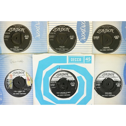 212 - Vinyl - over 50 The Everly Brothers and Solo 7” 45rpm singles spanning their career including early ... 