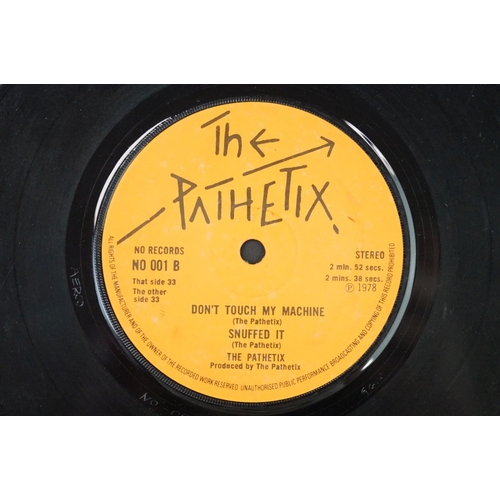 631 - Vinyl - Punk - The Pathetix – Aleister Crowley original UK 1979 1st pressing 7” single on No Records... 