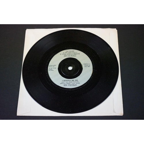 637 - Vinyl – 6 Sex Pistols 7” singles including 2 copies of the one sided Submission single VDJ 24 which ... 