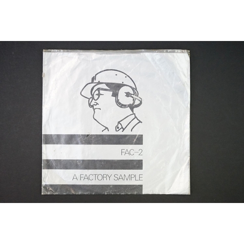 640 - Vinyl - 2 Original UK 1st pressing copies of A Factory Sample (with Joy Division) on Factory Records... 