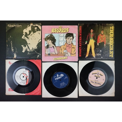 642 - Vinyl – 20 Post Punk / New Wave / Power Pop UK 7” singles to include many rarities including: Anothe... 