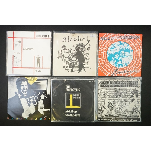 644 - Vinyl – 18 Post Punk / New Wave / Power Pop UK 7” singles to include many rarities including: I.Q. Z... 