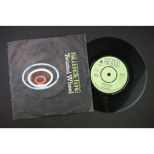 665 - Vinyl – 14 Mod Revival original UK pressing 7” singles to include:  Killermeters – Twisted Wheel (UK... 