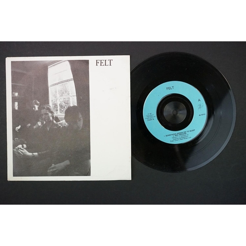 667 - Vinyl – 4 Indie / Alternative rarities to include: Felt – Something Sends Me To Sleep (UK 1981 Cherr... 