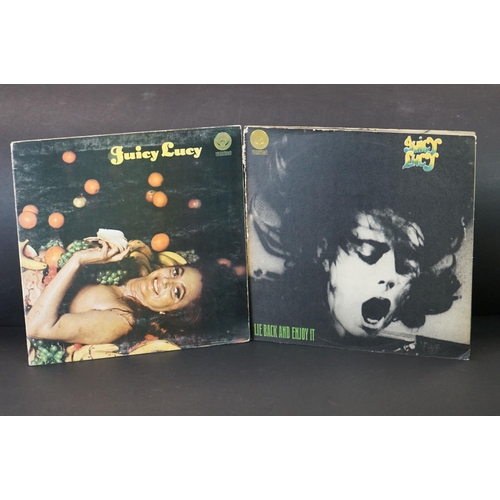 111 - Vinyl - 2 Juicy Lucy albums on Vertigo Records to include: Juicy Lucy (original UK pressing, large V... 