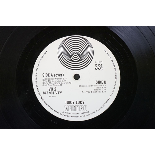 111 - Vinyl - 2 Juicy Lucy albums on Vertigo Records to include: Juicy Lucy (original UK pressing, large V... 