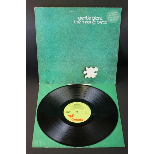 114 - Vinyl - 5 albums by Gentle Giant to include: Three Friends (original UK, swirl Vertigo labels, Verti... 