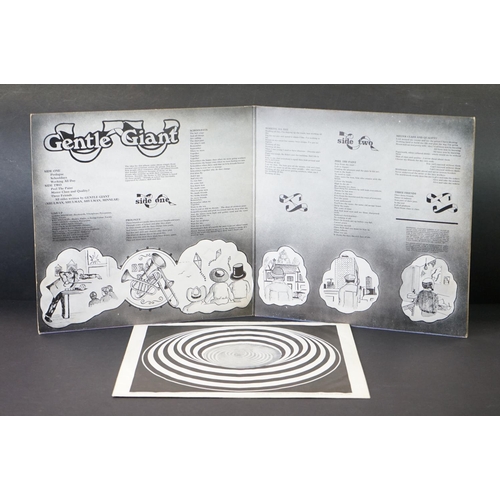 114 - Vinyl - 5 albums by Gentle Giant to include: Three Friends (original UK, swirl Vertigo labels, Verti... 