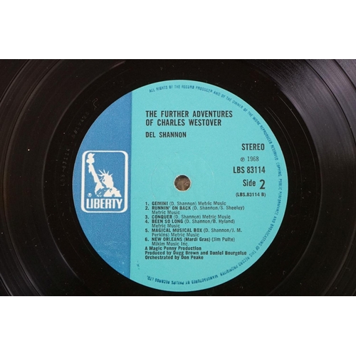 175 - Vinyl - Del Shannon – The Further Adventures Of Charles Westover, original UK 1st pressing, blue Lib... 