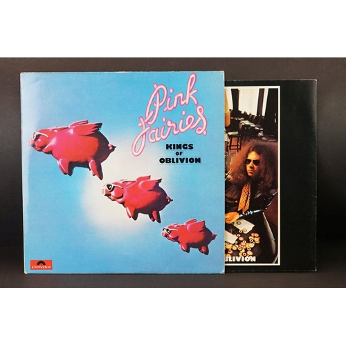 182 - Vinyl - 3 original UK pressing albums by the Pink Fairies to include: What A Bunch Of Sweeties - 2 c... 