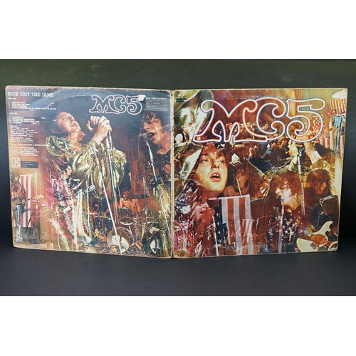 186 - Vinyl - MC5 – Kick Out The Jams, original UK 1st pressing stereo, Elektra Records EKS 74042), gatefo... 