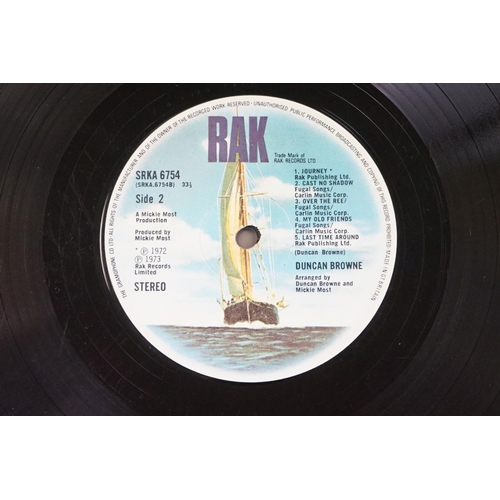 188 - Vinyl - Duncan Browne – Duncan Browne, original UK 1st pressing, gatefold sleeve, RAK Records SRKA 6... 