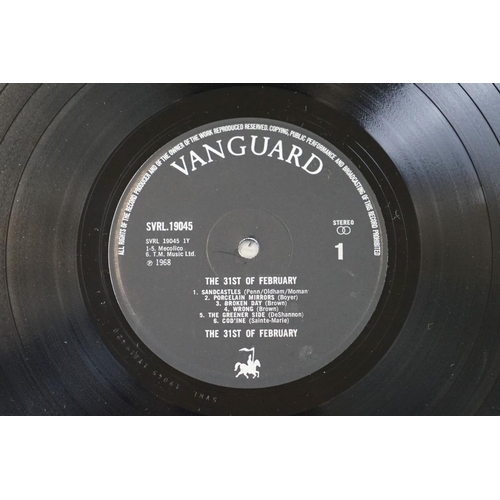 189 - Vinyl - The 31st Of February – The 31st Of February, original UK 1st pressing, Vanguard Records, SVR... 