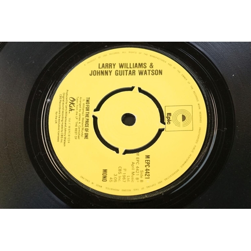 380 - Vinyl - 2 copies of Larry Williams and Larry Guitar Watson 7