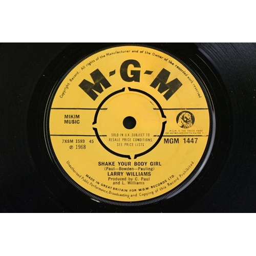 381 - Vinyl - 2 copies of Larry Williams Shake Your Body Girl to original UK press on MGM Records (MGM 144... 