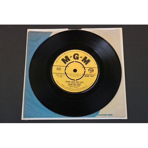 381 - Vinyl - 2 copies of Larry Williams Shake Your Body Girl to original UK press on MGM Records (MGM 144... 