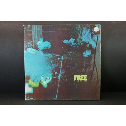 130 - Vinyl - 5 UK pressing albums by Free and related on Island Records to include: Tons Of Sob (textured... 